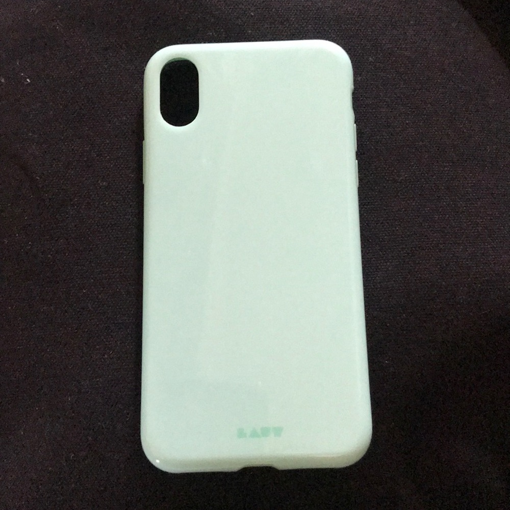 Turquoise iPhone X case